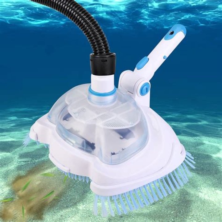 Pool Vacuum Cleaner, Swimming Pool Vacuum Head with Brush, for Above